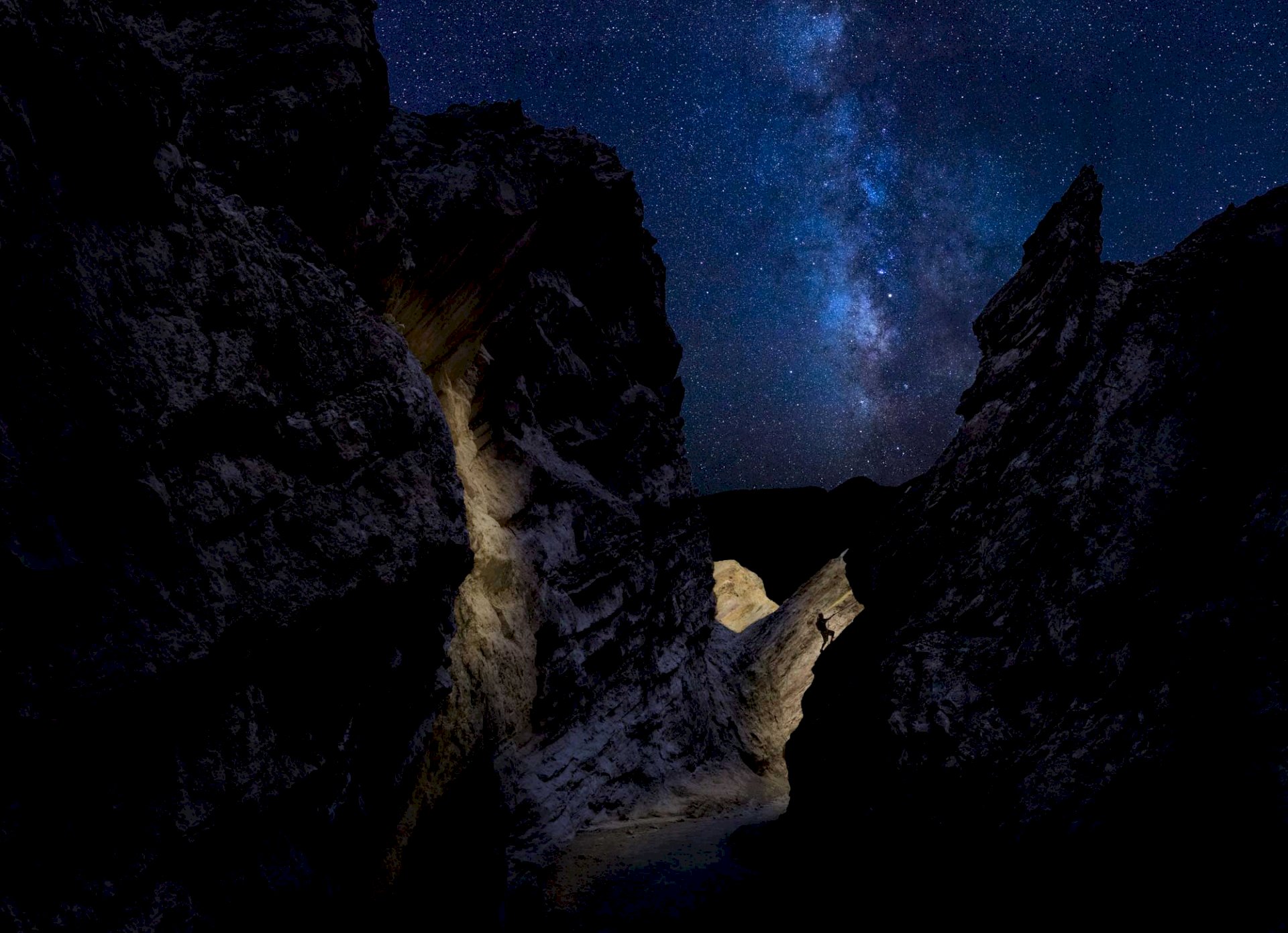 Golden Canyon Night